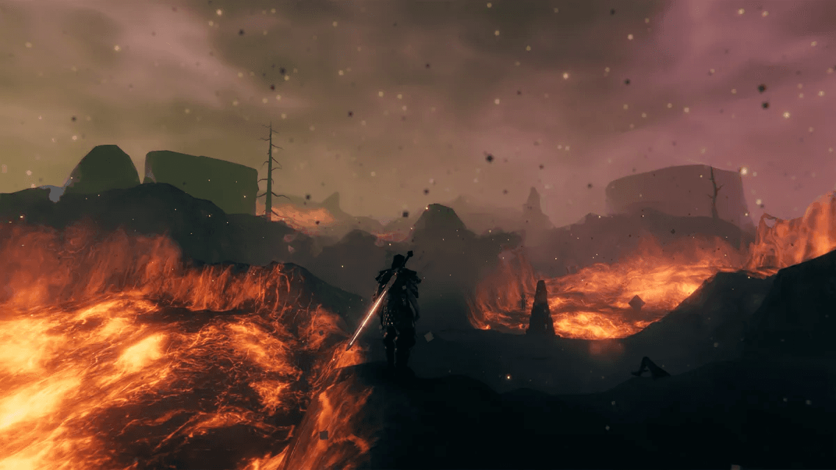 The Ashlands terrain looks absolutely terrifying.